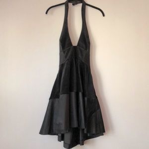 Guess Black Velvet Party Dress